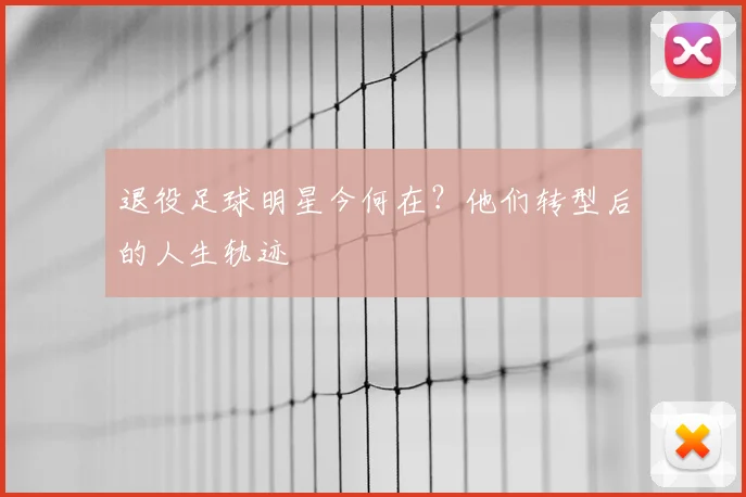 退役足球明星今何在？他们转型后的人生轨迹